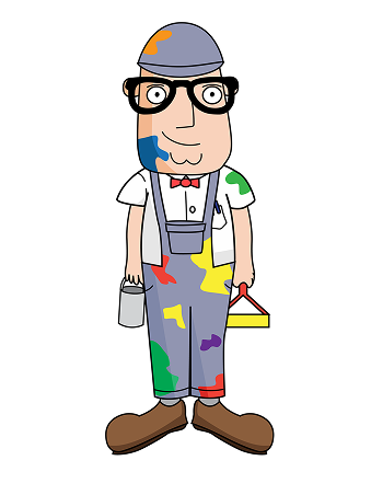 Painters Man Image