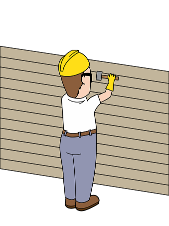 Siding Contractors Man Image