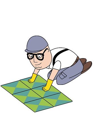 Tile Contractors Man Image